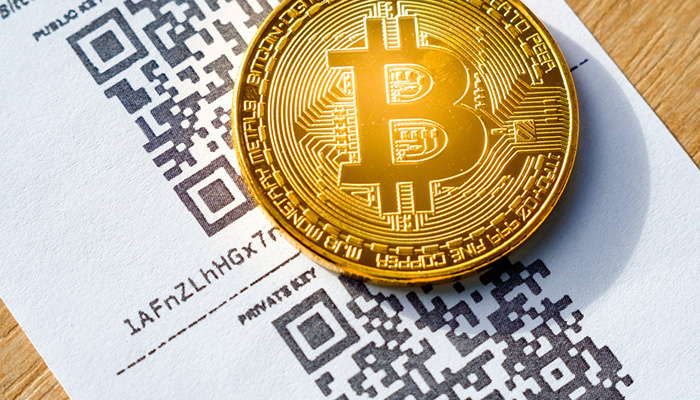 کیف پول کاغذی بیت کوین